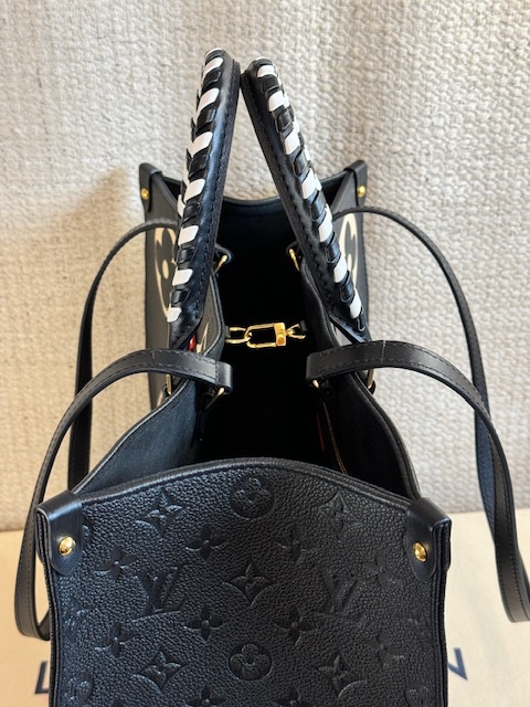 100 Original Louis Vuitton Onthego GM Crafty Empreinte
